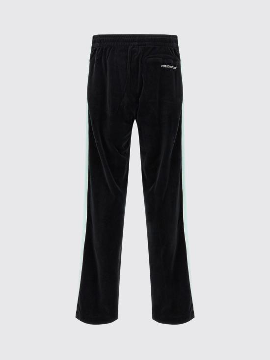 25FW 카사블랑카 스트레이트 팬츠 MPF25JTR281 01 Black - CASABLANCA