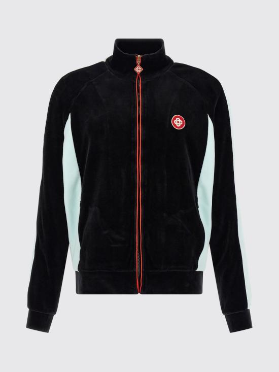 25FW 카사블랑카 긴팔 티셔츠 MPF25JTP395 01 Black