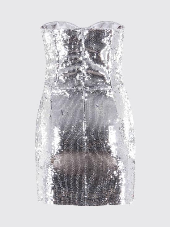 25FW 더 뉴 어라이벌스 바이 일카이즈 오젤 롱 원피스 NA0010311 0839 Silver - THE NEW ARRIVALS BY ILKYAZ OZEL