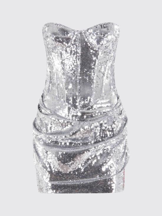 25FW 더 뉴 어라이벌스 바이 일카이즈 오젤 롱 원피스 NA0010311 0839 Silver