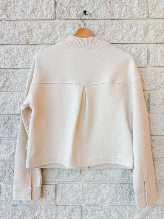  발리 봄버 자켓 바를리 카이 크롭 재킷 버치 멀 - VARLEY