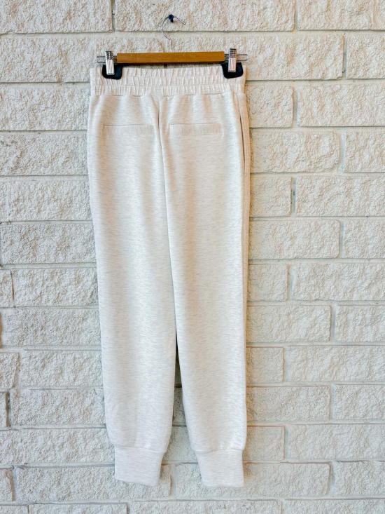  발리 스트레이트 팬츠 Varley 슬림 커프 팬츠 27.5인치 아이보리 마를 - VARLEY