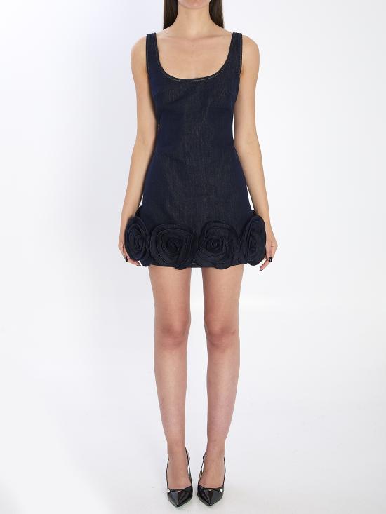 26SS 셀프 포트레이트 미디 원피스 RS26821S BLUE