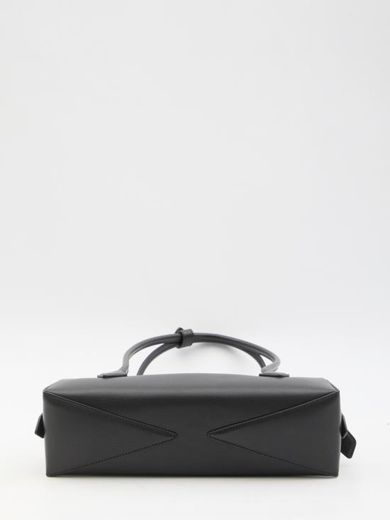 26SS 알라이아 르 테켈 미디움 레더 숄더백 AA1S06033CA212 BLACK - ALAIA