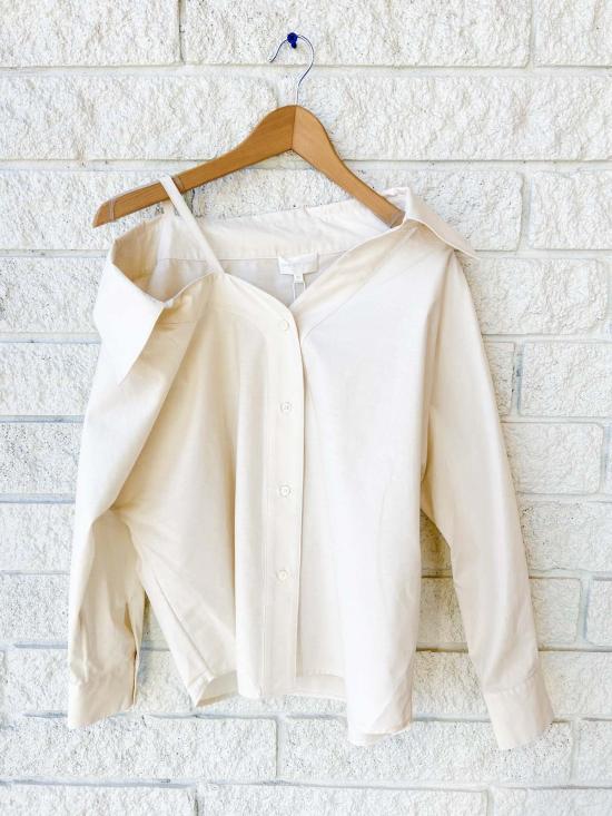  크리스티 린 블라우스 다샤 탑 에크루