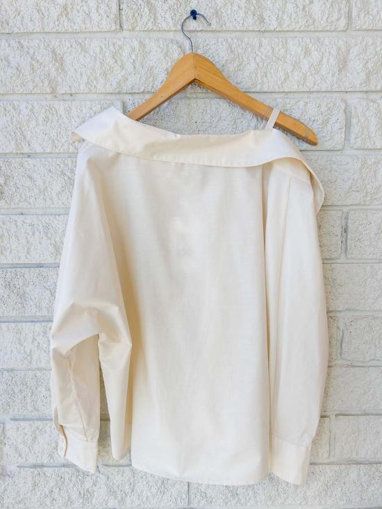  크리스티 린 블라우스 다샤 탑 에크루 - CHRISTY LYNN