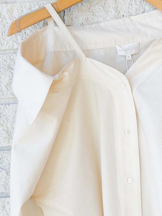  크리스티 린 블라우스 다샤 탑 에크루 - CHRISTY LYNN
