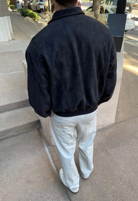  더 엔케이씨 스토어 봄버 자켓 Nkc 스토어 스웨이드 봄버 재킷 - The NKC Store