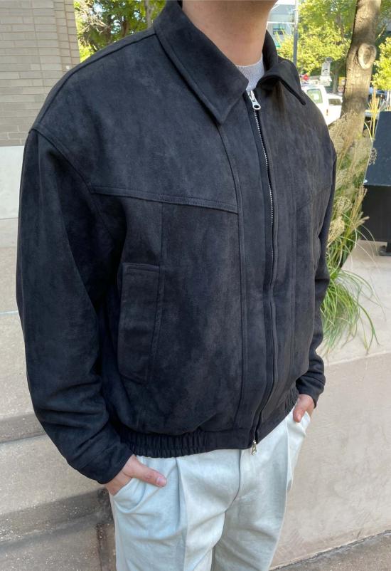  더 엔케이씨 스토어 봄버 자켓 Nkc 스토어 스웨이드 봄버 재킷 - The NKC Store