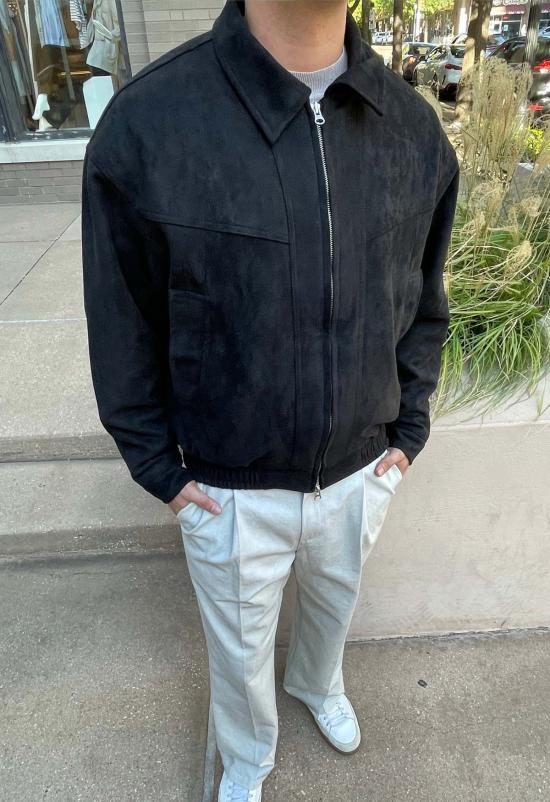  더 엔케이씨 스토어 봄버 자켓 Nkc 스토어 스웨이드 봄버 재킷