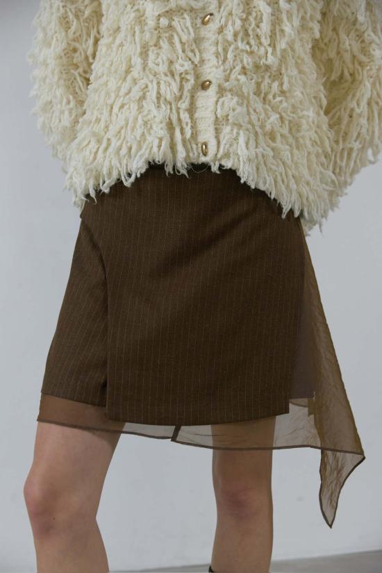  더 엔케이씨 스토어 숏 스커트 Nkc 스토어 매디슨 스트라이프 스커트