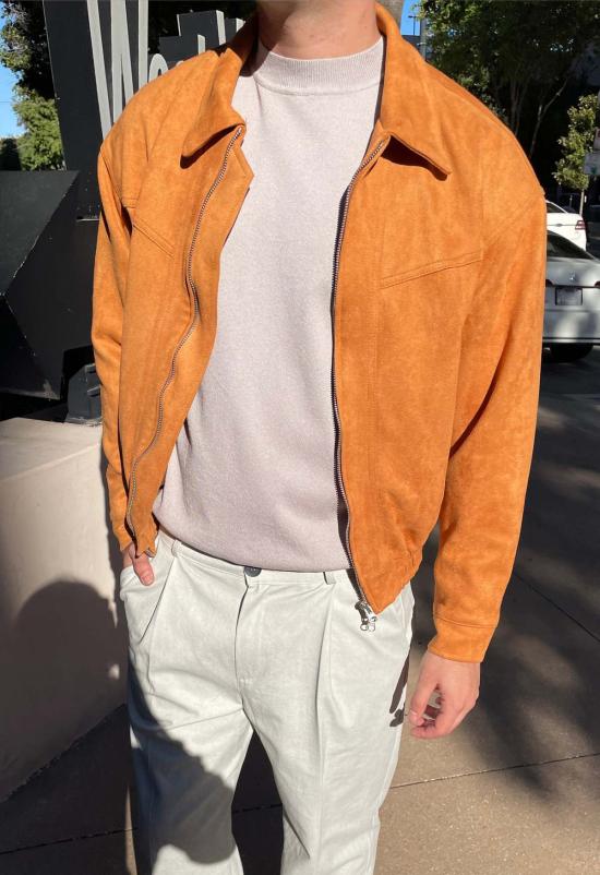  더 엔케이씨 스토어 봄버 자켓 Nkc 스토어 스웨이드 봄버 재킷 - The NKC Store