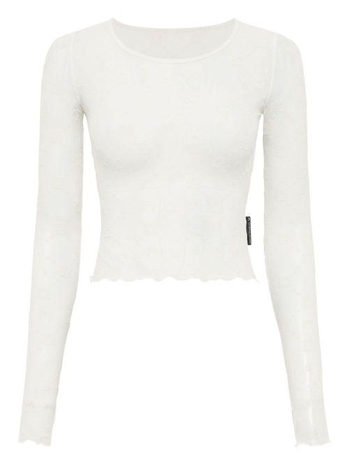 25SS 마린세르 긴팔 티셔츠 MRSW251PRTO035WH WH20 OFF WHITE DOM