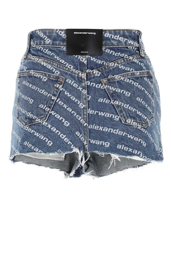 25FW 알렉산더 왕 숏팬츠 4DC1214897 460 Printed - ALEXANDER WANG