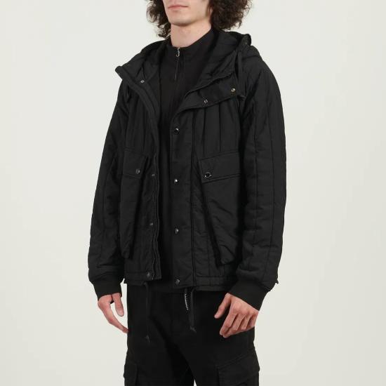 25FW 씨피 컴퍼니 GD 라이너 패디드 고글 자켓 19CMOW081A110437G999 BLACK DOM - C.P. COMPANY