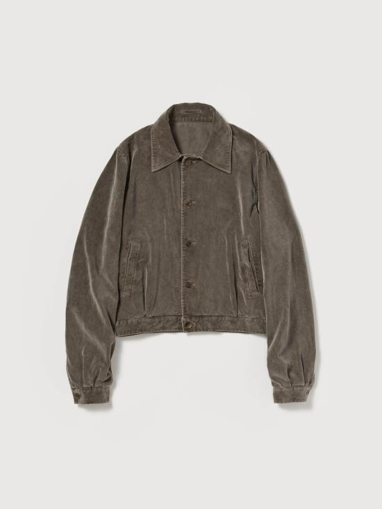  오라리 자켓 A25AB01FC OLIVE BROWN DOM