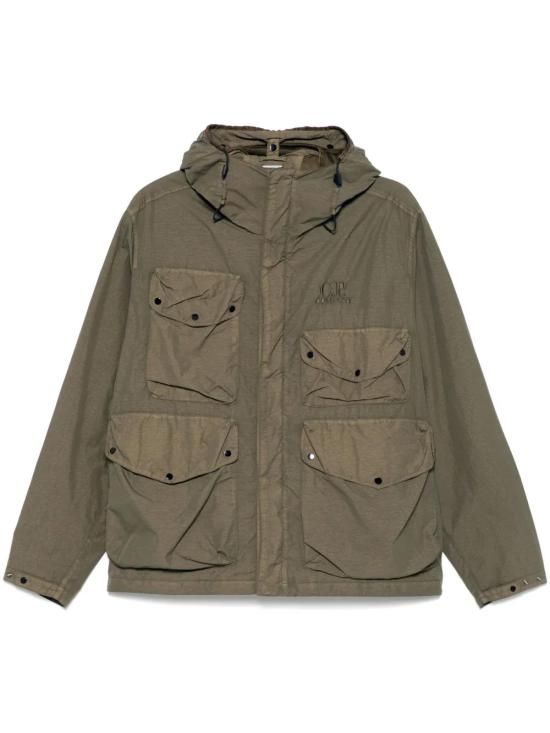 25SS 씨피 컴퍼니 플랫 나일론 고글 자켓 18CMOW050A005991G683 IVY GREEN DOM
