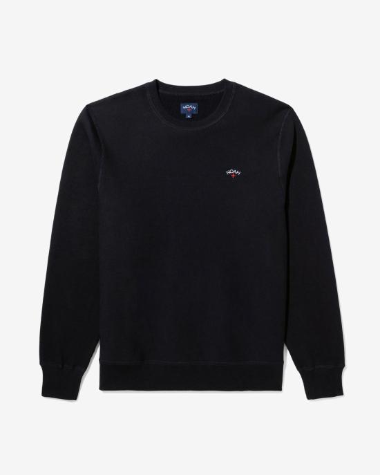  노아 긴팔 티셔츠 NOAU000ORSW004BK BLACK DOM