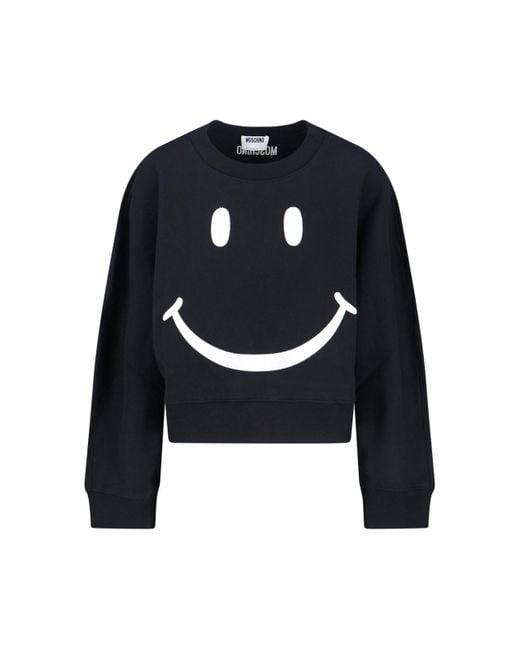 25FW 모스키노 긴팔 티셔츠 AEF252D 17025428AEF1555 Black DOM