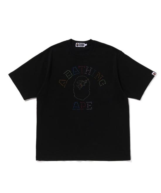  베이프 반팔 티셔츠 001CSL801313MBLK BLACK DOM