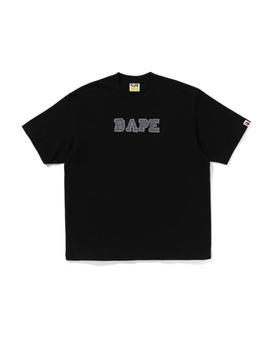  베이프 반팔 티셔츠 001TEL801320MBLK BLACK DOM