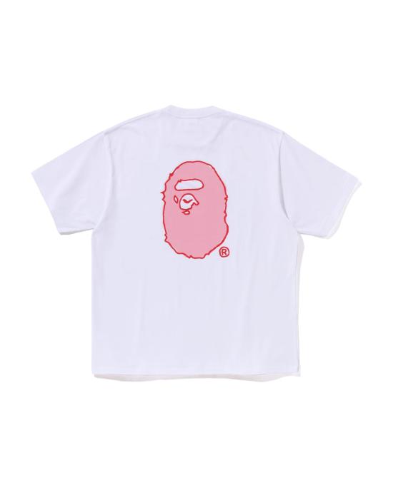  베이프 반팔 티셔츠 001TEL801320MWHT WHITE DOM - BAPE