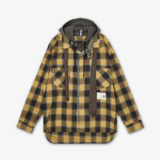 25SS 메종 미하라 야스히로 긴팔 티셔츠 A14SH086YELLOW DOM