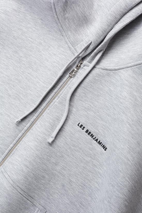 25SS 레벤자민 후드 티셔츠 LEBM251MRHD039GR GREY MENLANGE DOM - LES BENJAMINS