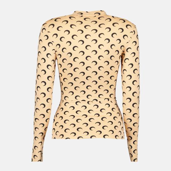 25FW 마린세르 탑 MRSW252PRTO018TA TA10 TAN DOM - MARINE SERRE