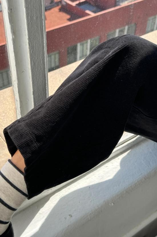  르 본 숍 크롭 팬츠 Le Bon Shoppe 코듀로이 아크 팬츠 - Le Bon Shoppe