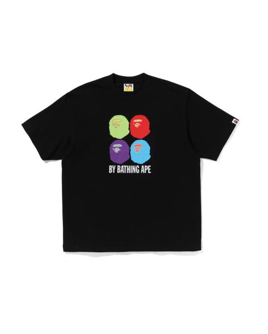  베이프 반팔 티셔츠 001TEL801318MBLK BLACK DOM