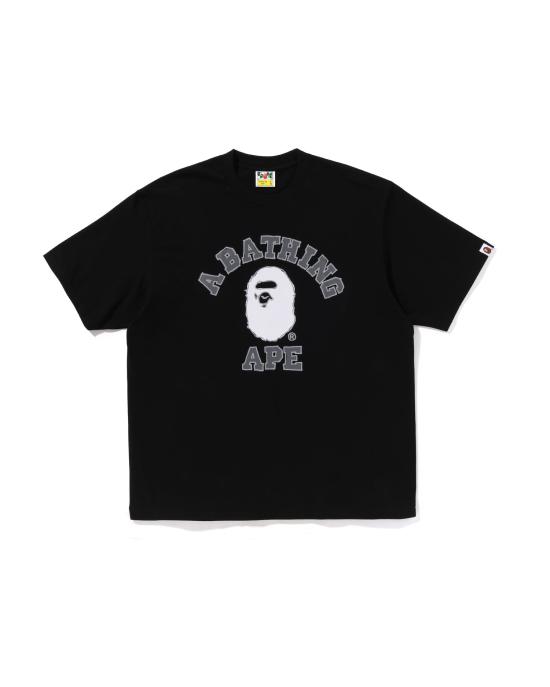  베이프 반팔 티셔츠 001TEL801329MBLK BLACK DOM