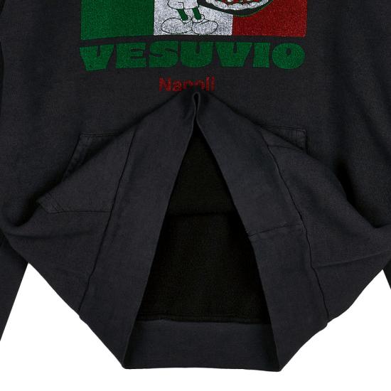 25FW 와일드 동키 후드 티셔츠 WIDU252MRHD004BK DOM