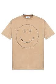 25FW 모스키노 반팔 티셔츠 AEF252ZZ07035244AEF1084 Brown DOM