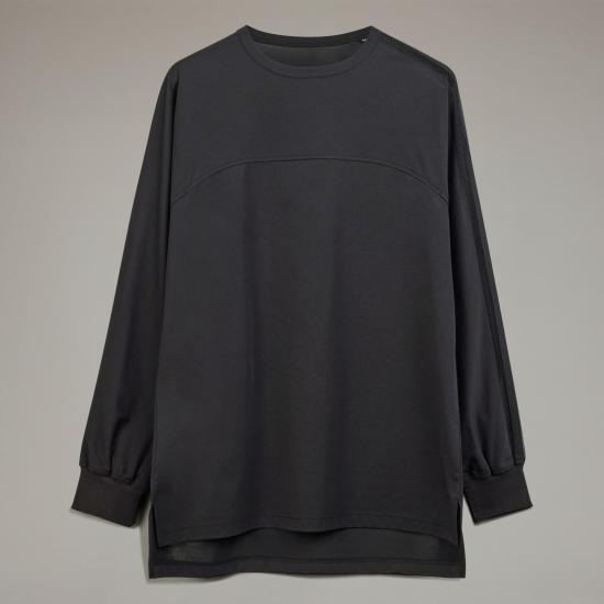 25SS 와이쓰리 긴팔 티셔츠 YY3M251PRTS052BK BLACK DOM