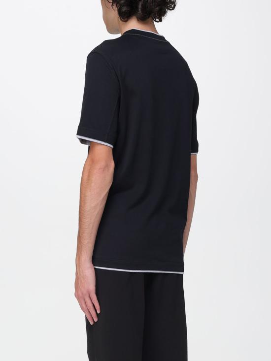 25FW 브루넬로 쿠치넬리 반팔 티셔츠 M0B137451GCGB88 BLACK DOM - BRUNELLO CUCINELLI