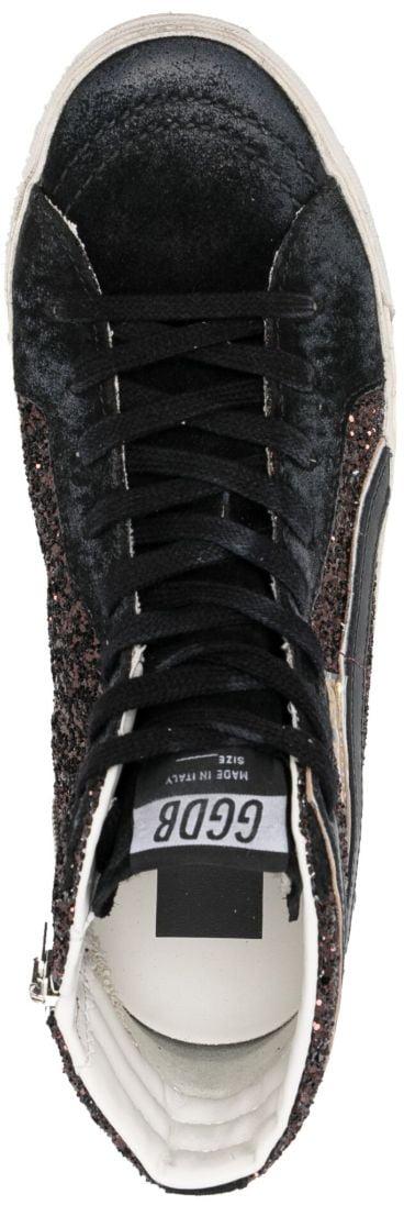26SS 골든구스 슬라이드 하이 스니커즈 GWF00115F00397781993 BROWN - GOLDEN GOOSE