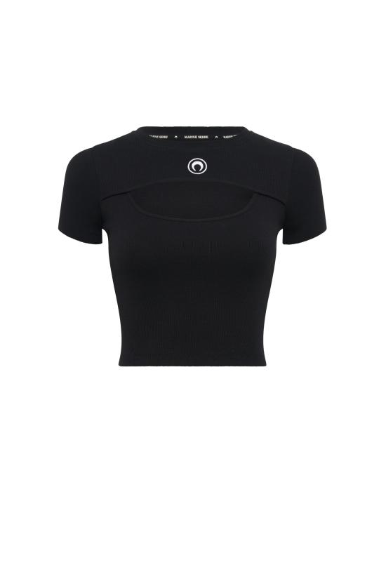  마린세르 반팔 티셔츠 MRSW242PRTS068BK BLACK DOM