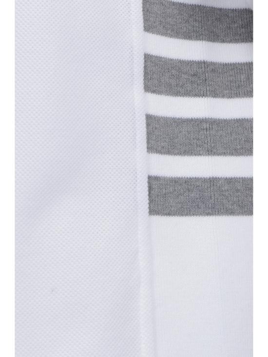 26SS 톰브라운 클래식 피케 4바 티 MJS123A00050 100 WHITE - THOM BROWNE