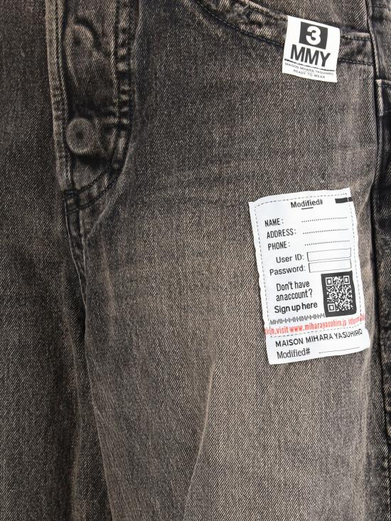 26SS 메종 미하라 야스히로 데님 팬츠 K15PT343 BLACK - MAISON MIHARA YASUHIRO