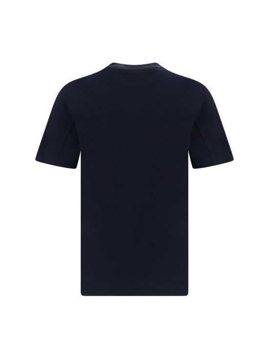 26SS 브루넬로 쿠치넬리 반팔 티셔츠 M0B138440 CD361 BLUE - BRUNELLO CUCINELLI