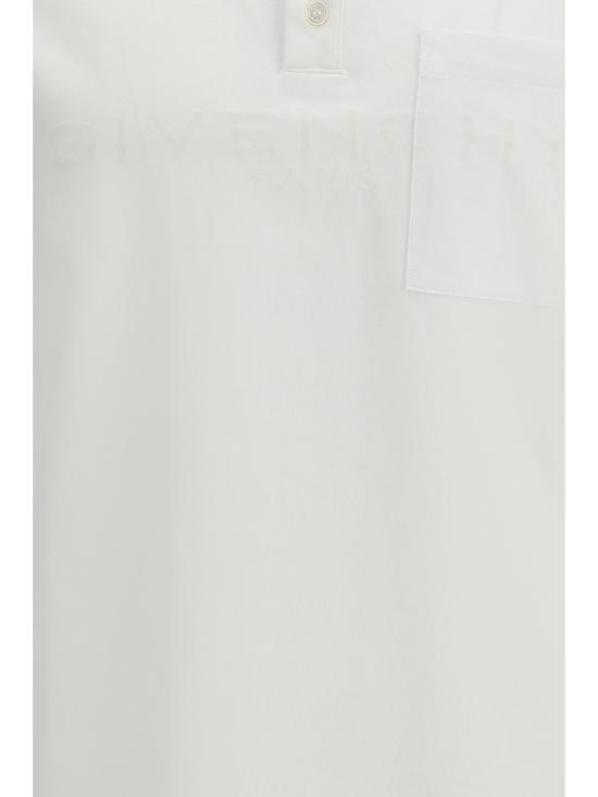 26SS 지방시 폴로 티셔츠 BML00G3YSF 100 WHITE - GIVENCHY