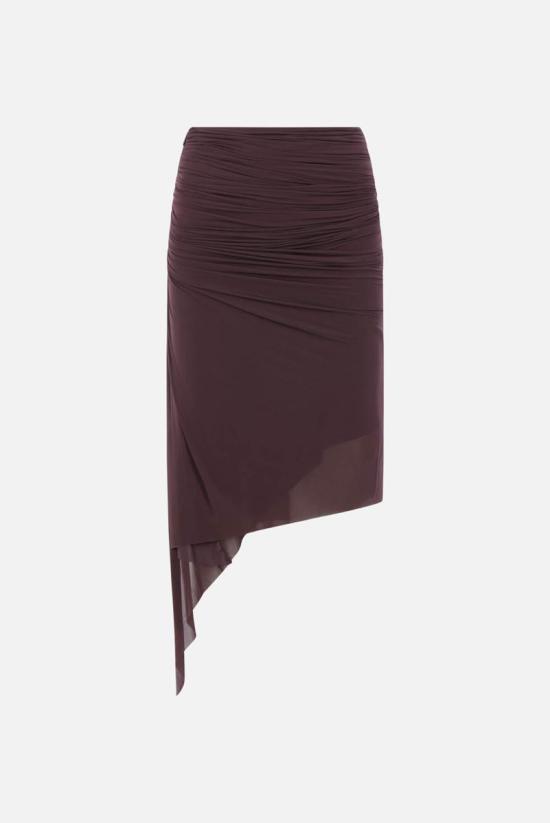 25FW 프란체스코 무라노 스커트 429T06500 MAHOGANY