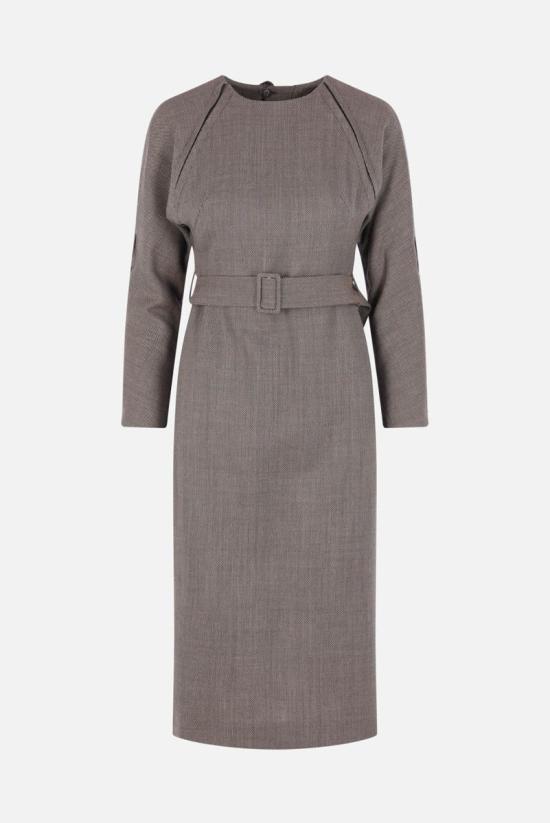 25FW MM6 메종마르지엘라 원피스 S62DD0050M35636001F BROWN BEIGE