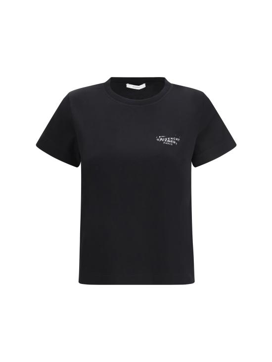 26SS 지방시 반팔 티셔츠 BW70FJP7A7 001 BLACK