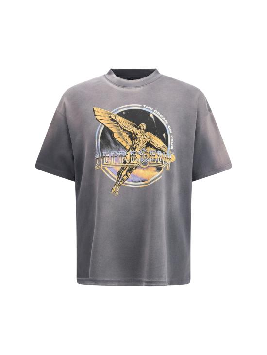 26SS 리프레젠트 반팔 티셔츠 MLM100823 SUNFADEGRE GREY