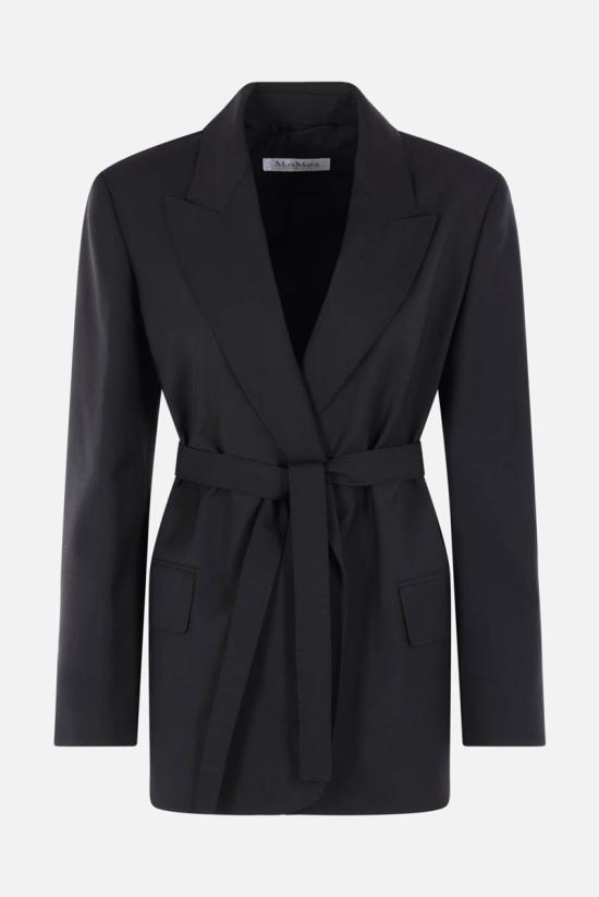 25FW 막스마라 탈렌토 드레이프 블레이저  2521046101600204004 Black