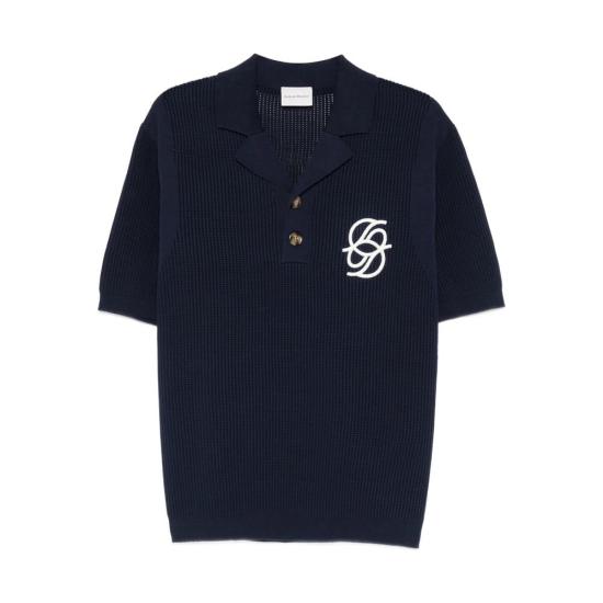 26SS 드롤드무슈 긴팔 셔츠 J PO171 CO207 NAVY BLUE