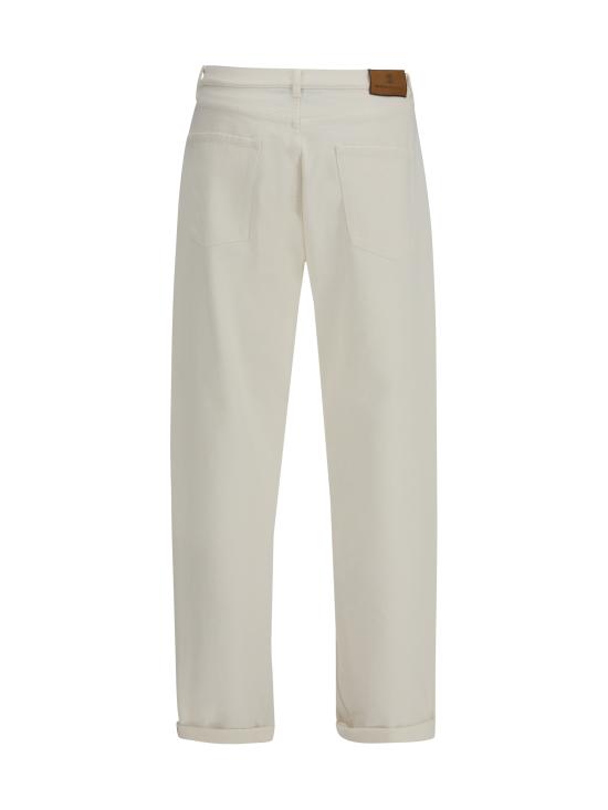 26SS 브루넬로 쿠치넬리 데님 팬츠 M237PO1090 C7210 WHITE - BRUNELLO CUCINELLI