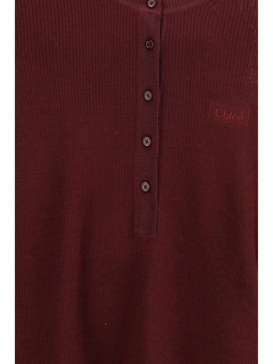 26SS 끌로에 스웨터 CH24WMP51667 601 BORDEAUX - CHLOE